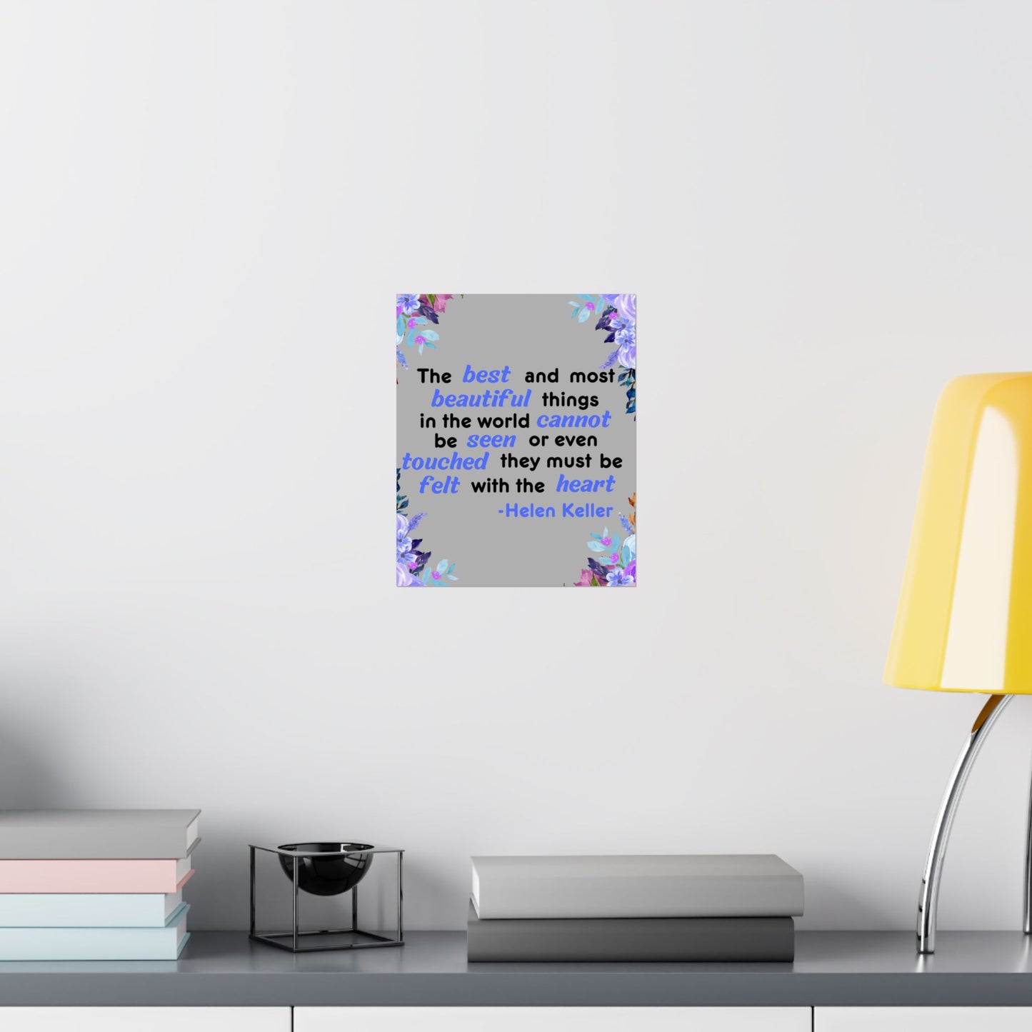Helen Keller Quote, Inspirational Quote, Inspirational Poster, Wall Poster Quote, Inspirational Gift, Inspirational Print