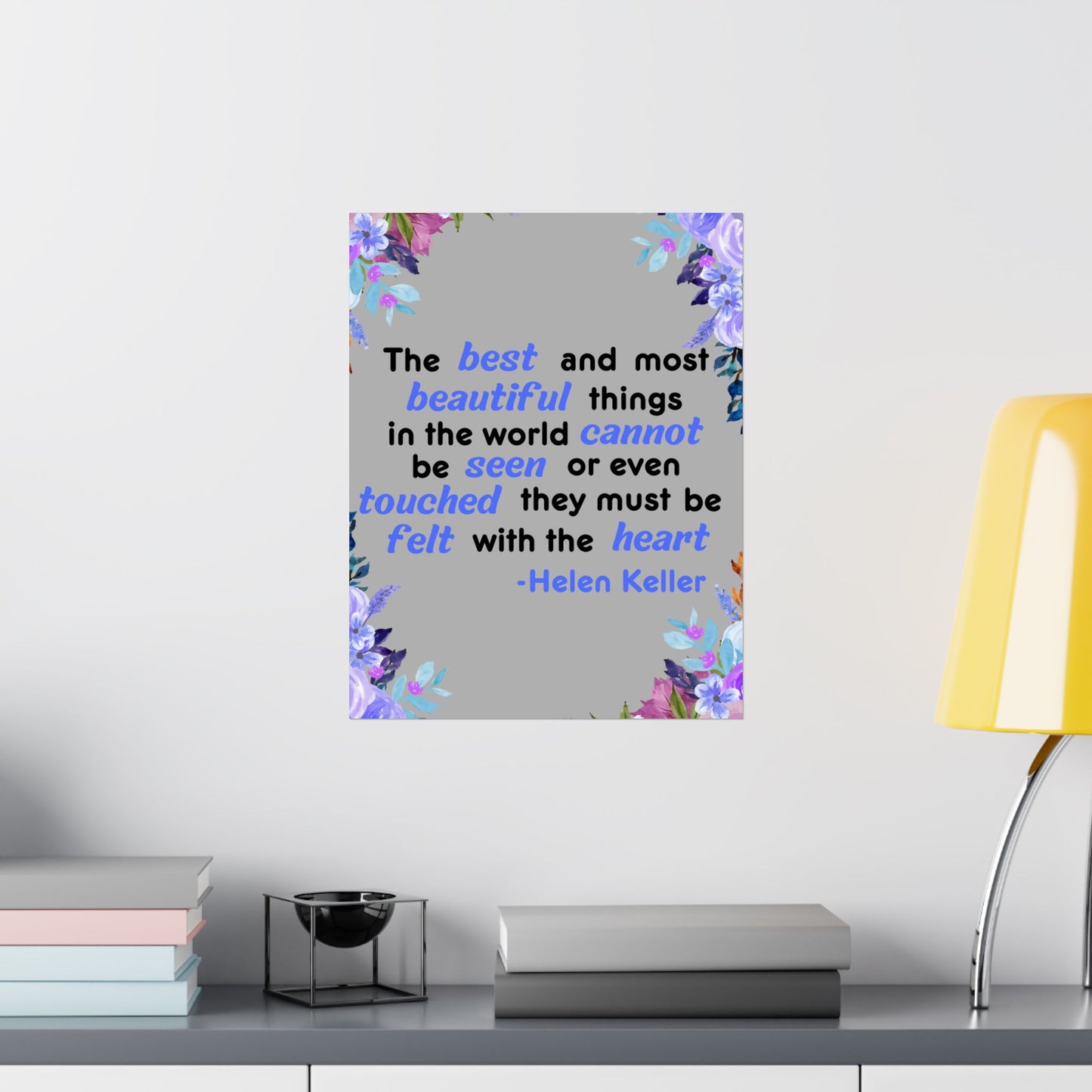 Helen Keller Quote, Inspirational Quote, Inspirational Poster, Wall Poster Quote, Inspirational Gift, Inspirational Print