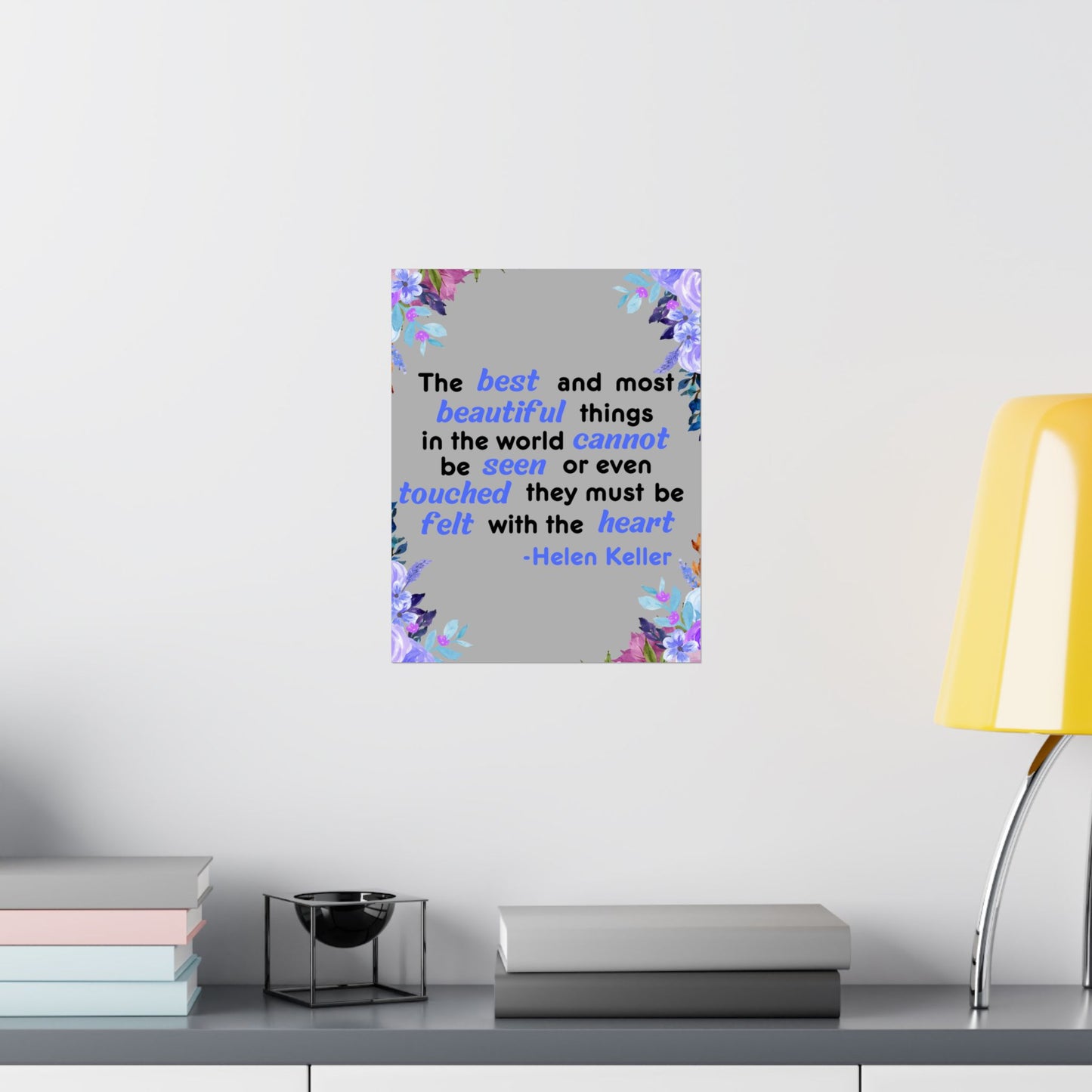 Helen Keller Quote, Inspirational Quote, Inspirational Poster, Wall Poster Quote, Inspirational Gift, Inspirational Print