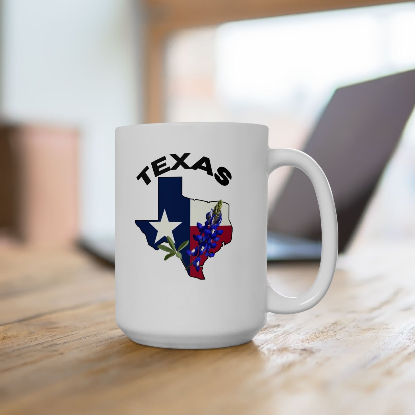 Texas Bluebonnet Mug - 15 oz