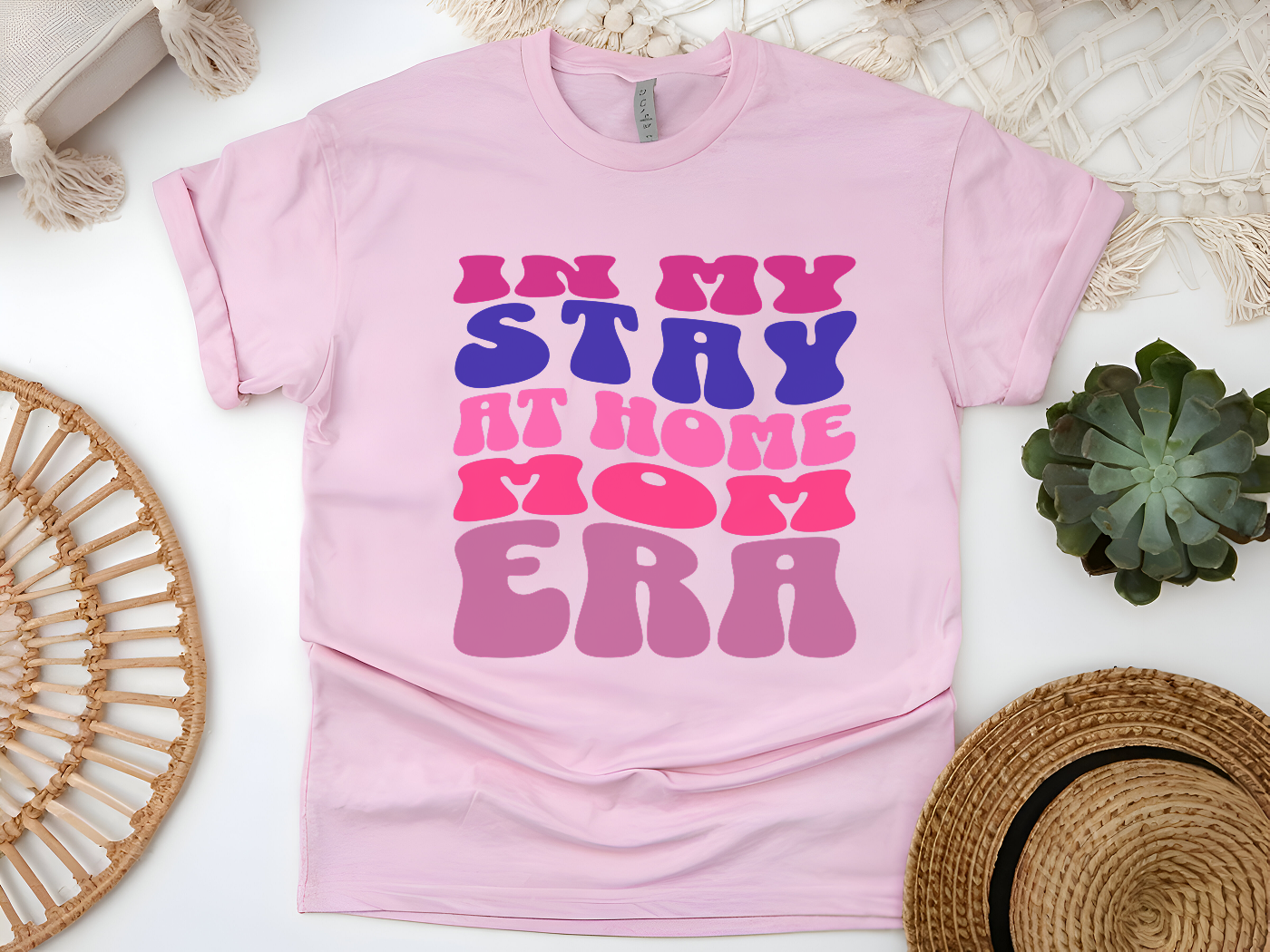 Stay at Home Mom Unisex Tee, Motherhood Shirt, Mom Era T-Shirt, Stay at Home Parent Top, Mom Life Tee Shirt
