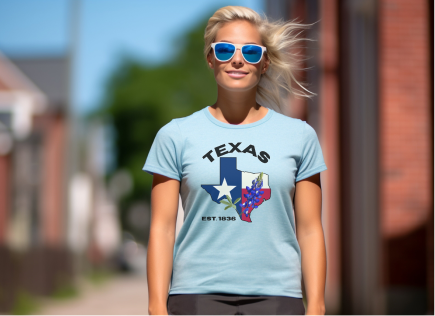 State of Texas shirt, Texas State Flag Shirt, Texas Tee, Bluebonnet Shirt