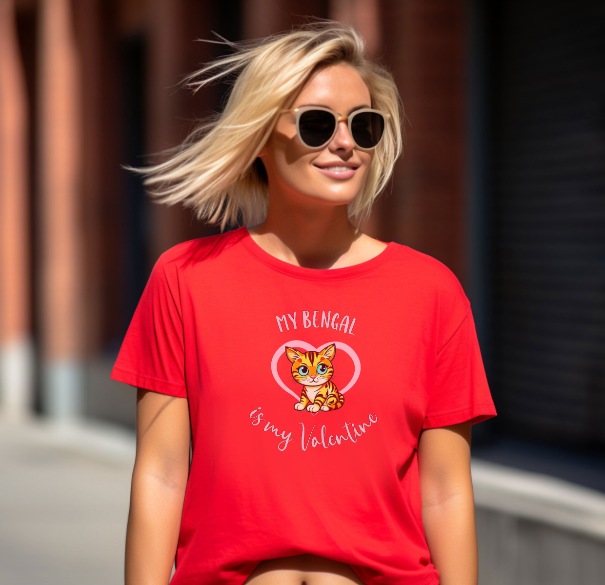 My Bengal is My Valentine Shirt