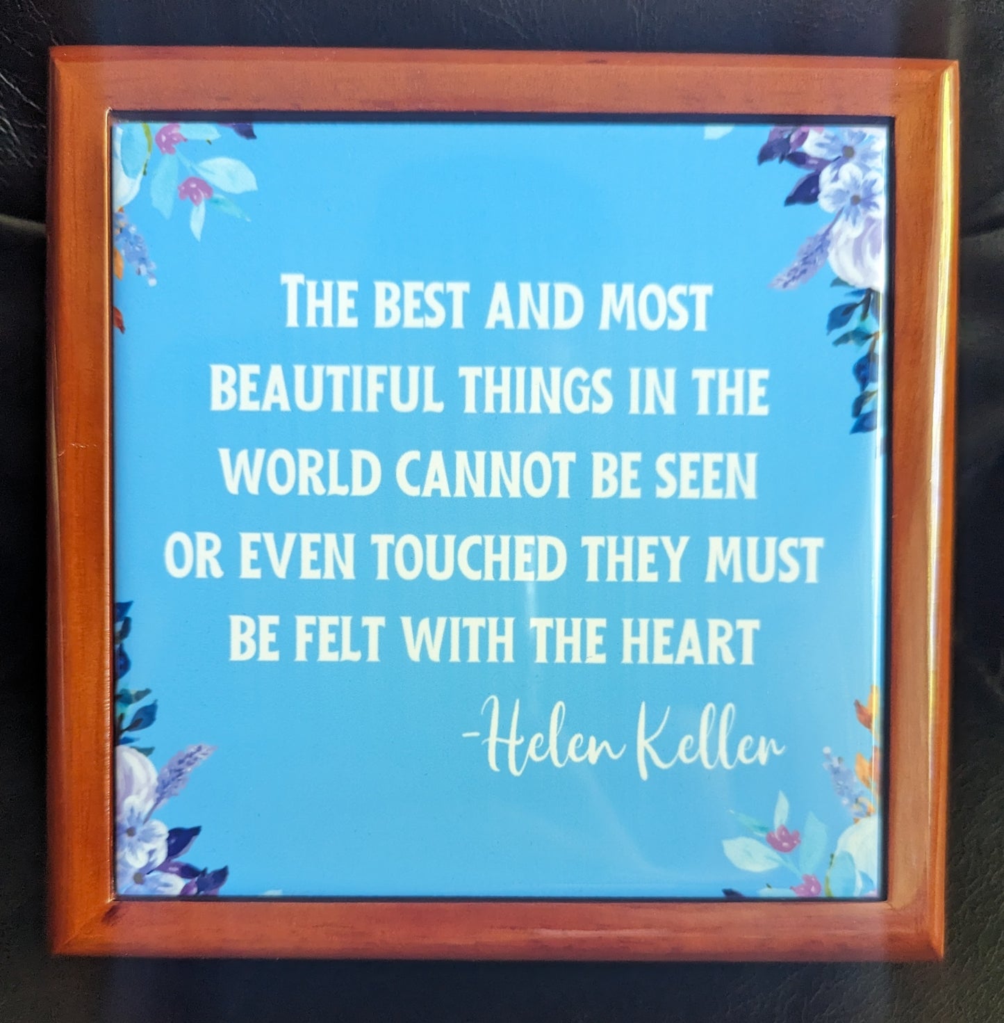 Inspirational Jewelry Box with Helen Keller Quote - Elegant Storage for Treasures