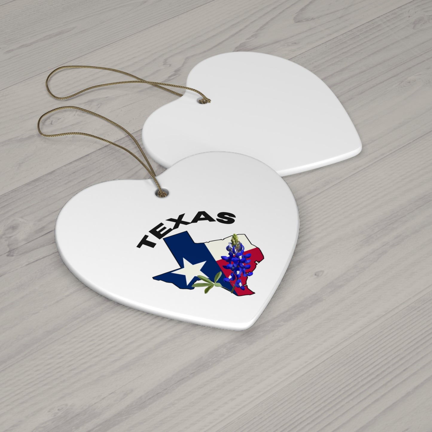 Ceramic Ornament - Texas Bluebonnet