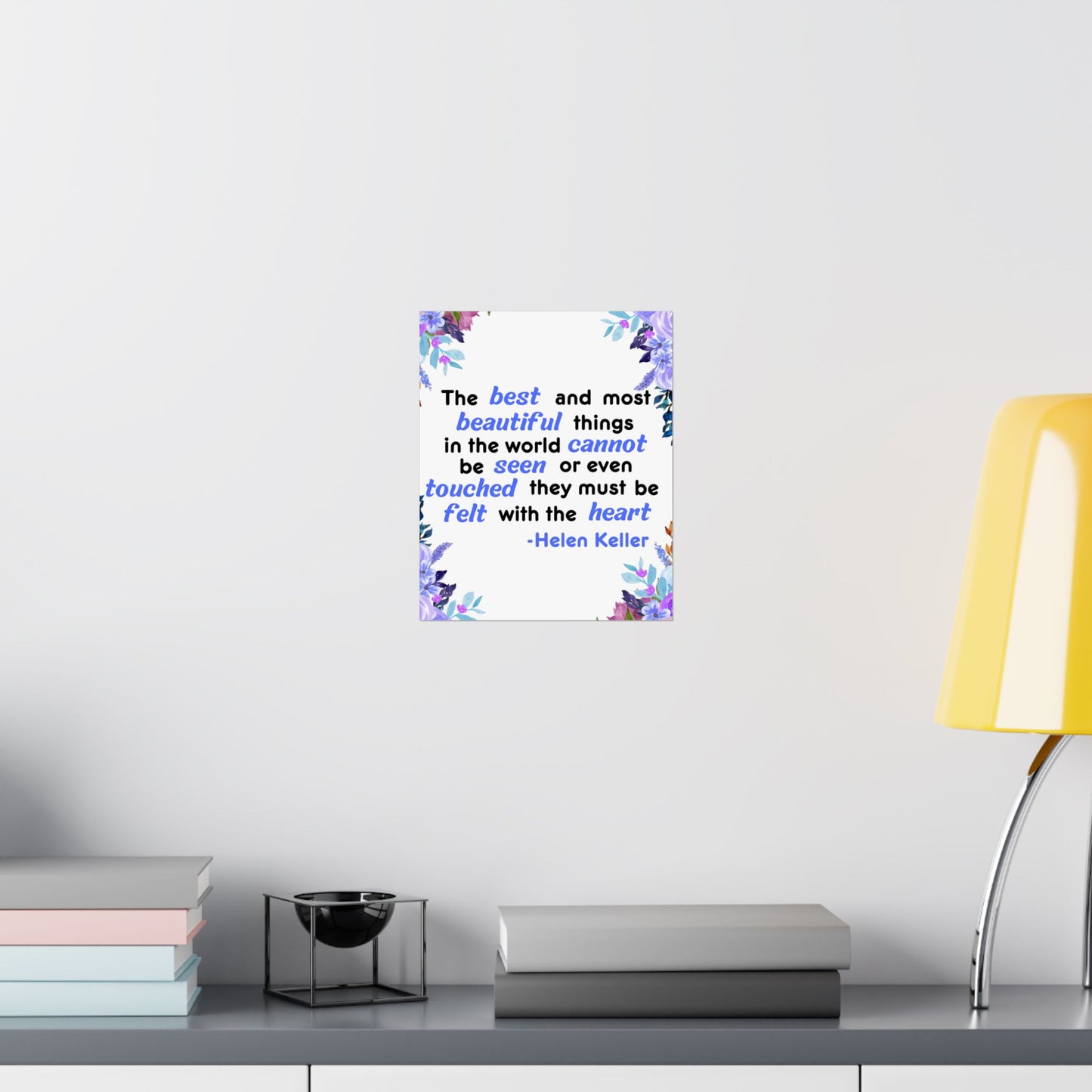 Helen Keller Quote, Inspirational Quote, Inspirational Poster, Wall Poster Quote, Inspirational Gift, Inspirational Print