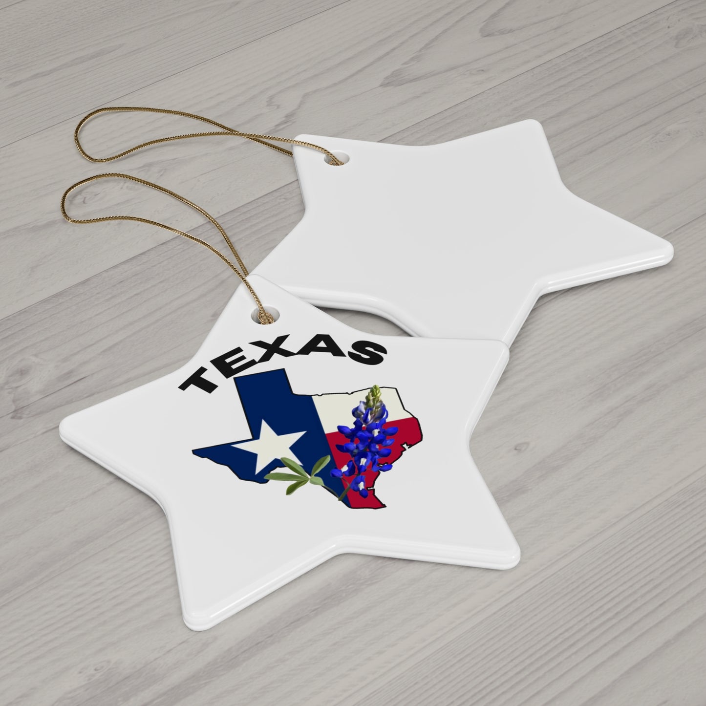 Ceramic Ornament - Texas Bluebonnet