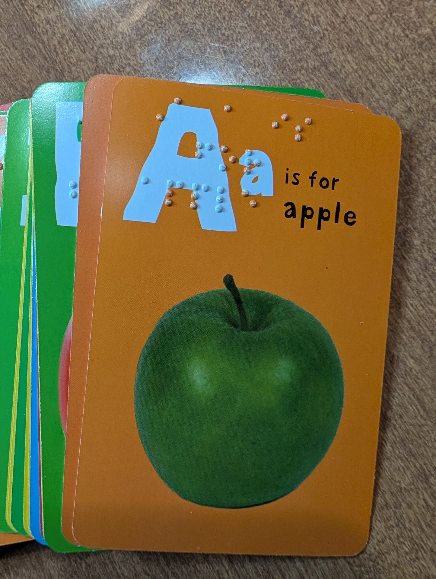 Braille 52 Card Alphabet Match Game