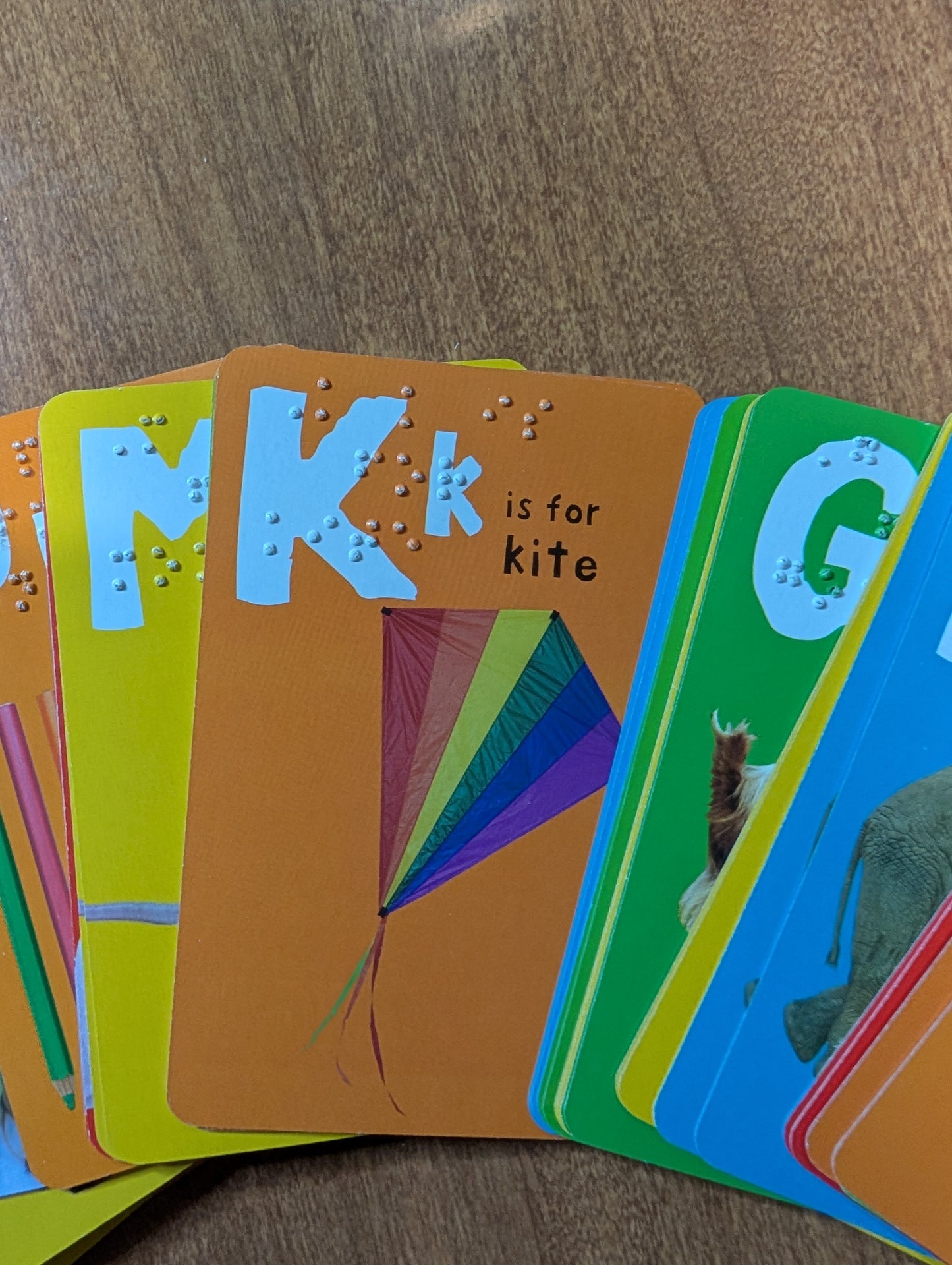 Braille 52 Card Alphabet Match Game