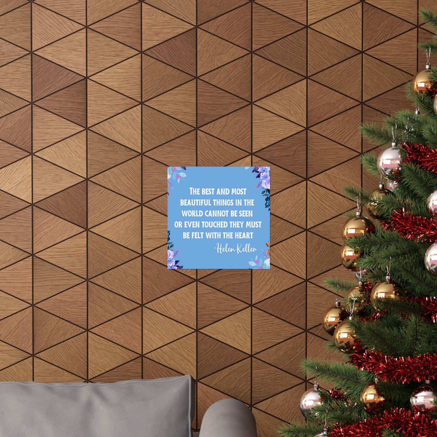 Helen Keller Quote Wall Poster