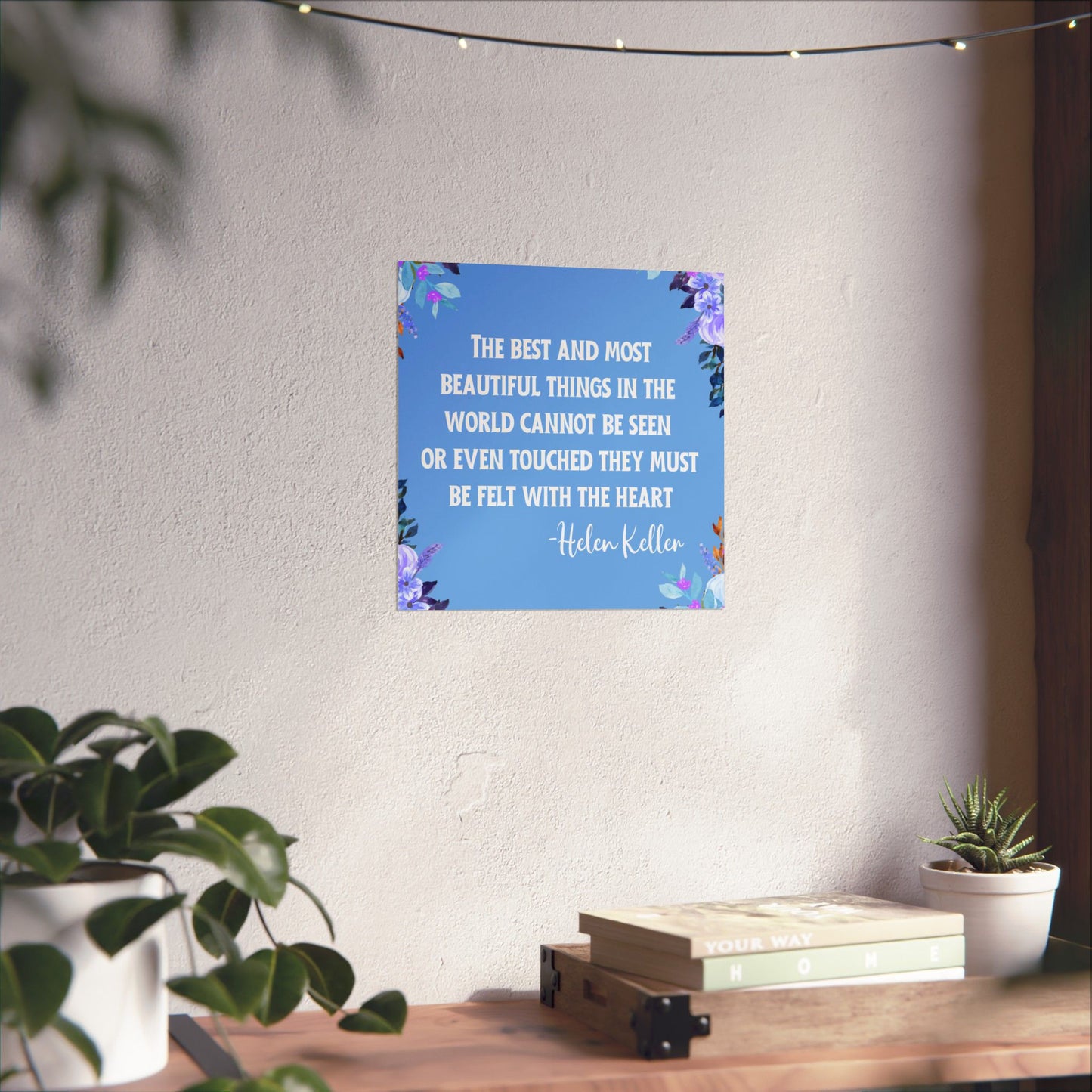 Helen Keller Quote Wall Poster