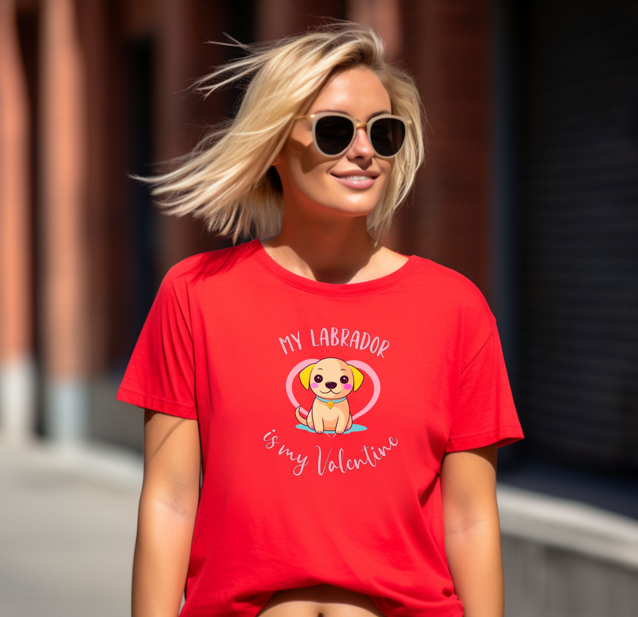 My Labrador is My Valentine Shirt