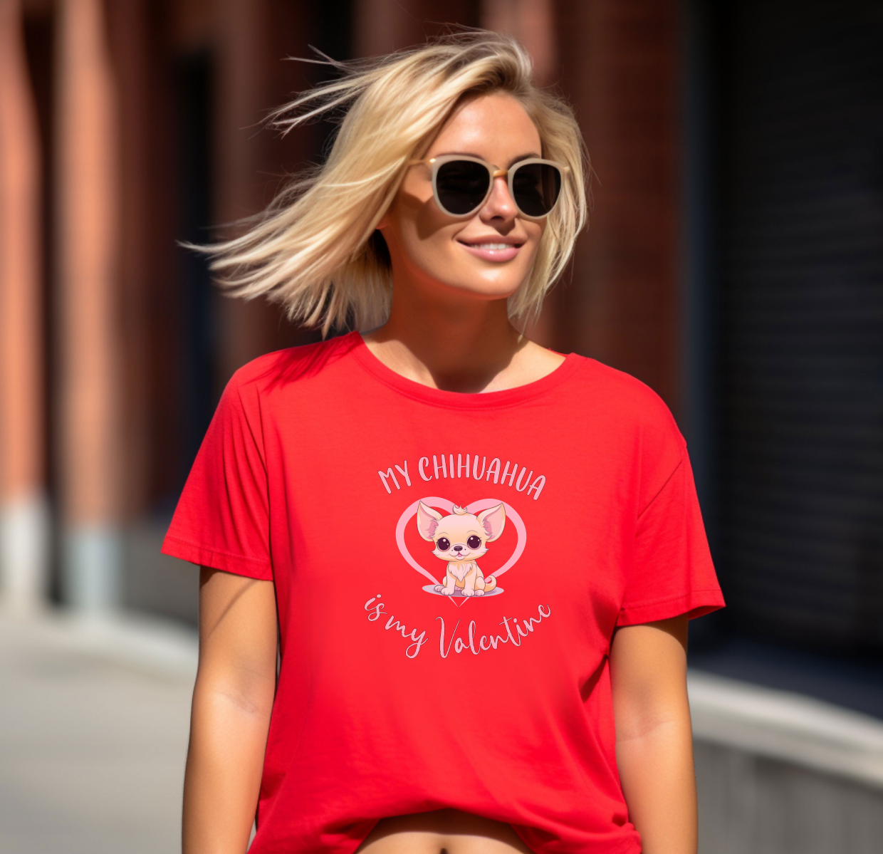 My Chihuahua is My Valentine Shirt