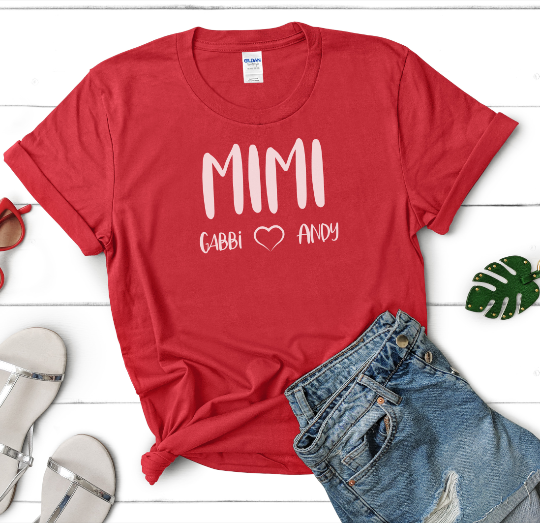 Personalized Grandparent T-Shirt