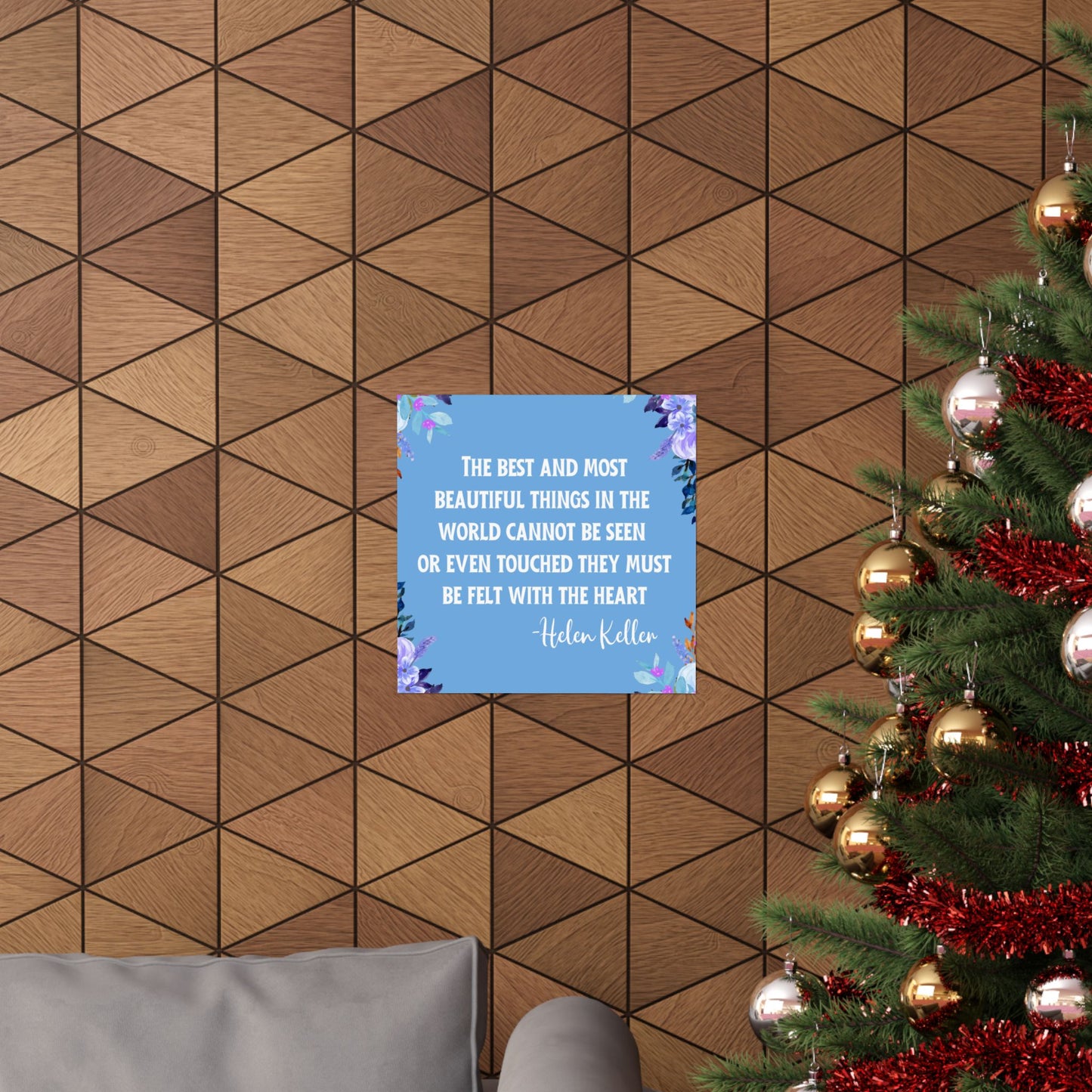 Helen Keller Quote Wall Poster