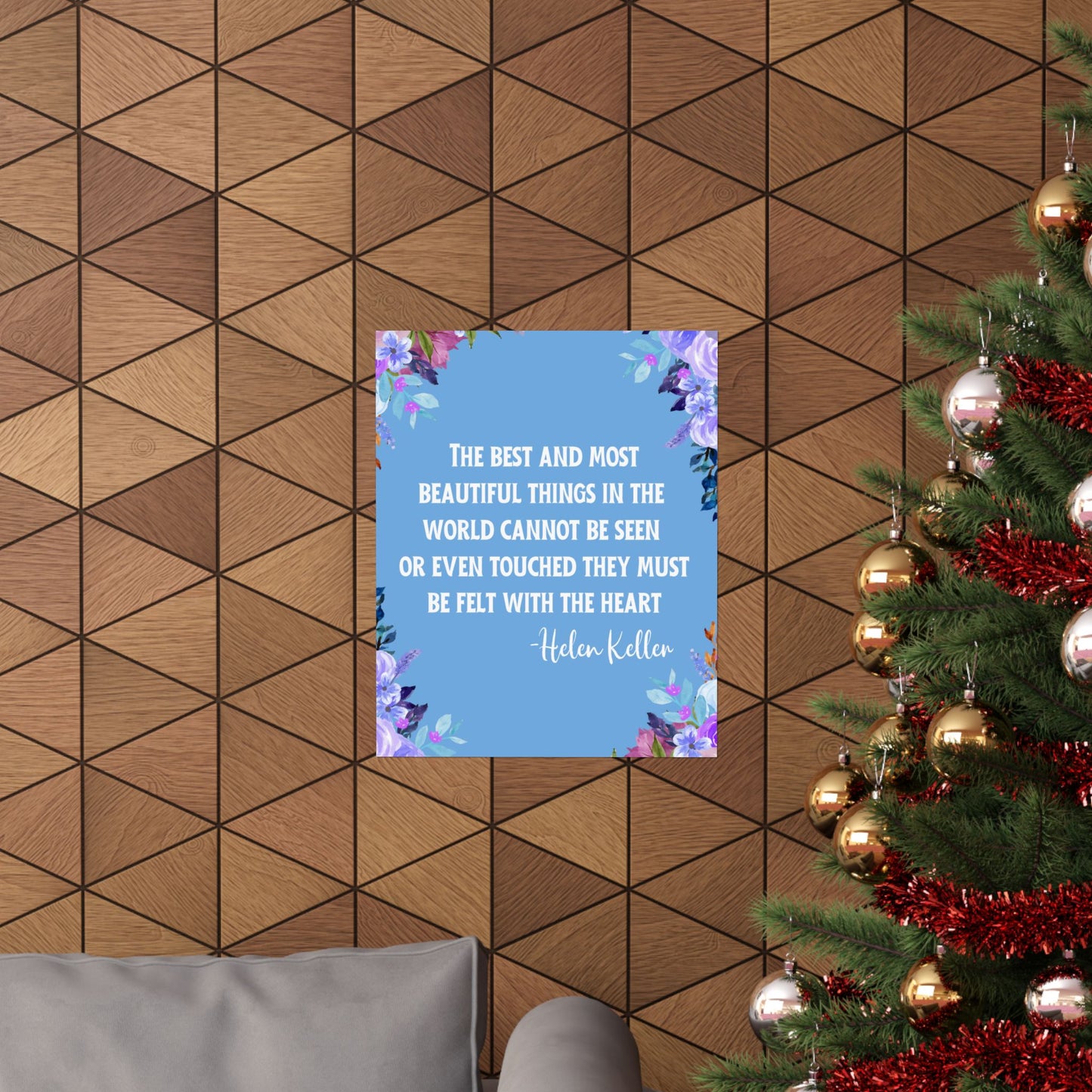 Helen Keller Quote Wall Poster