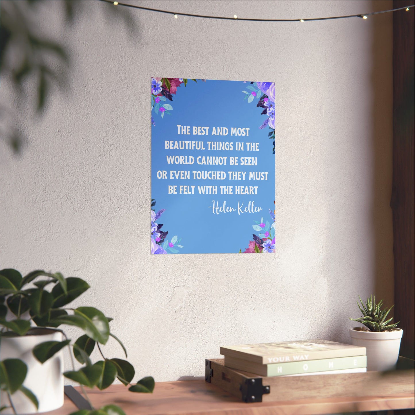 Helen Keller Quote Wall Poster