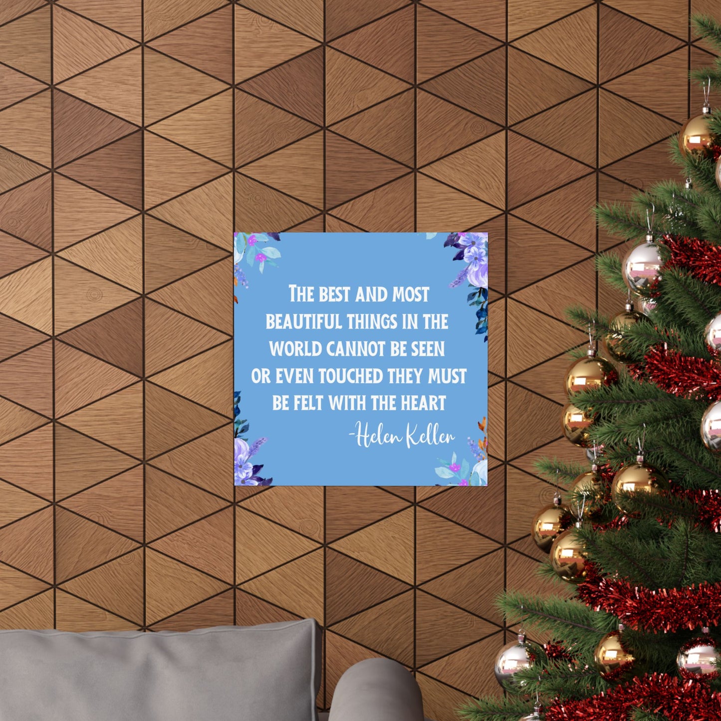 Helen Keller Quote Wall Poster