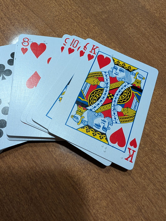 Braille Playing Cards - Standard Deck