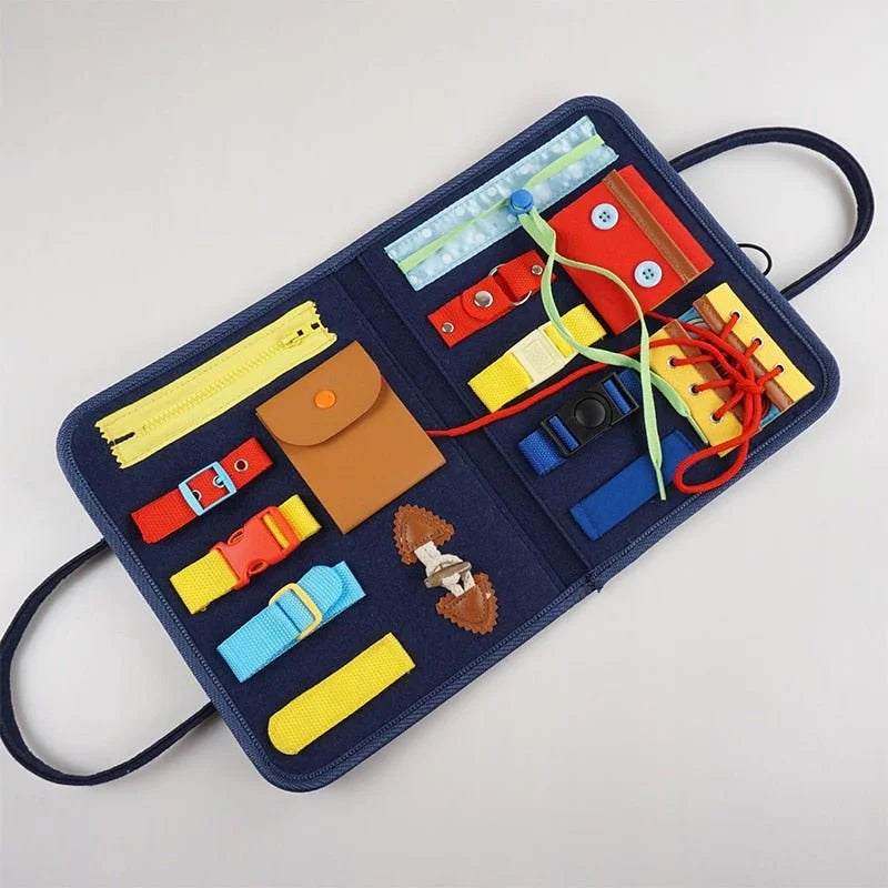 Montessori Travel Busy Board